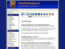 Tablet Screenshot of likviditetsbudget.se